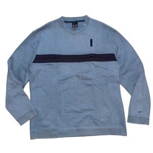 Nike Sweatshirt Long Sleeved Mens Blue